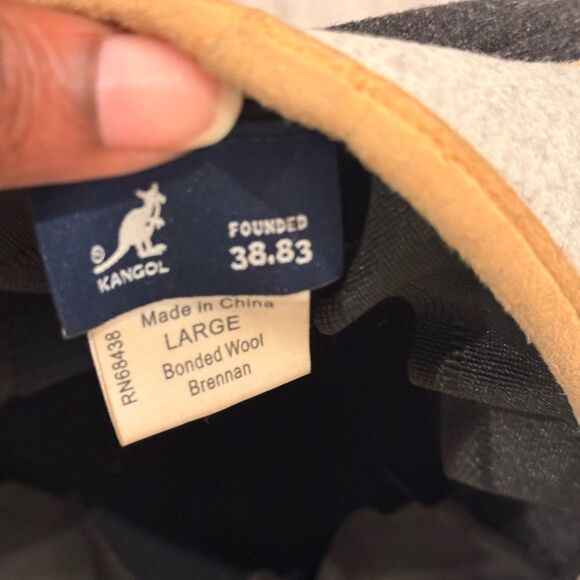 Kangol Black and Brown Cap